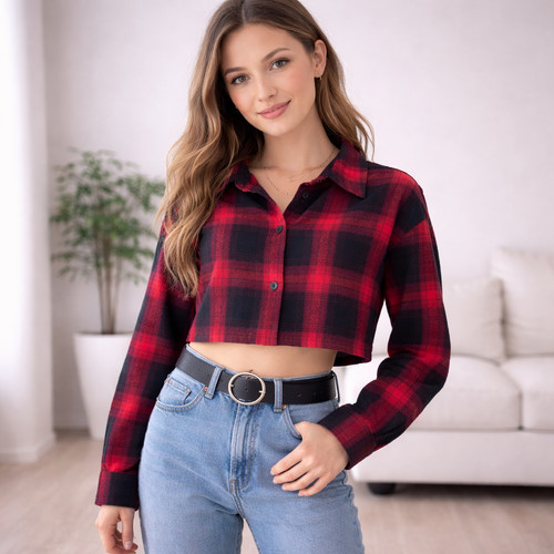 Camicia junie flanella - in,