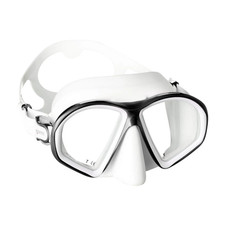Mares Sealhouette Maschera Subacquea Bianco/Nero Vetro Temperato per Snorkeling Subacqueo