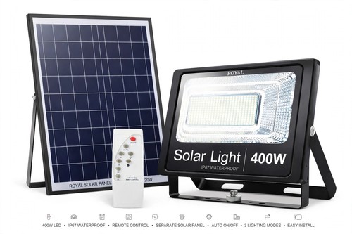 Royal solar light 400w - solar, faretto