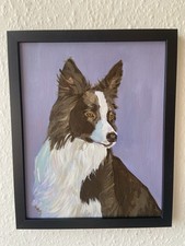 Quadro moderno di un cane su