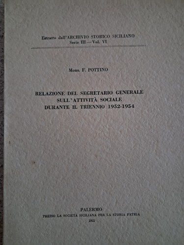 757 relazione segretario - 757.bb.,