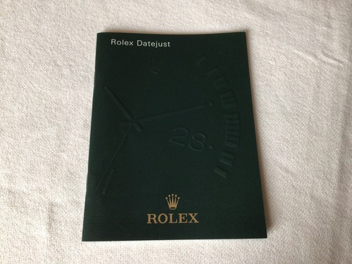 Libretto booklet rolex - libretto,