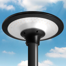 Testa lampione solare led - testa, +