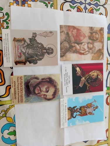 Santini holy card san - 6,