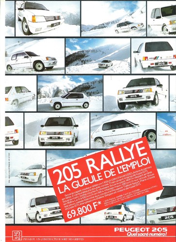 Peugeot 205 1988 rallye - peugeot,