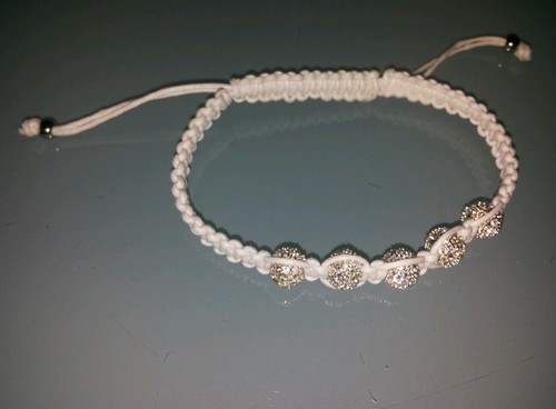 Bracciale cotone cerato - in,