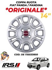 COPPA RUOTA COPRICERCHIO ORIGINALE FIAT PANDA DAL 2012 DIAM.14" OE 735533850