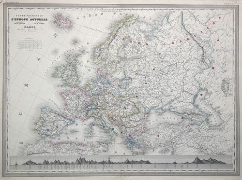 Europa originale incisione - europa,