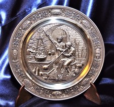 PIATTO DECORATIVO PELTRO D21CM