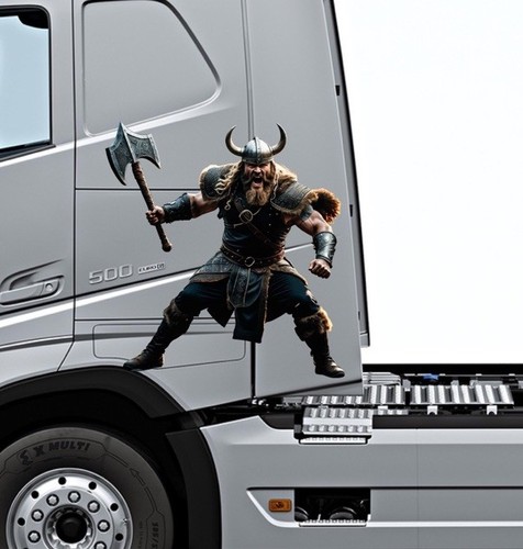 Decalcomanie camion volvo 2 - camion,