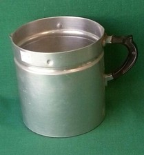 VECCHIO BOLLILATTE PENTOLA UTENSILE DA CUCINA VINTAGE ALLUMINIO ILAS 99%. SS59