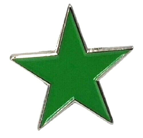 Green star badge - badge, pin