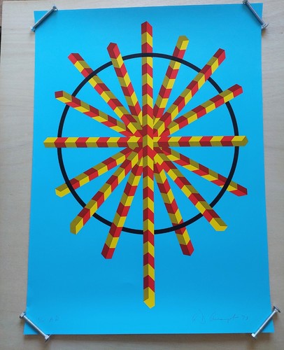 Serigrafia firmata allan - firmata,
