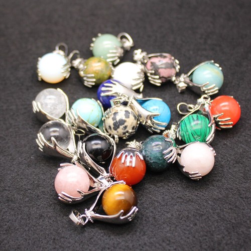 Hands wrap ball pendant - ball, palm