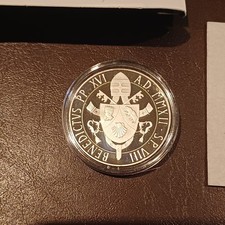 Moneta In Argento Fondo A