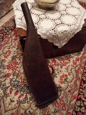 vecchia custodia per fucili da caccia in vero cuoio-da collezione