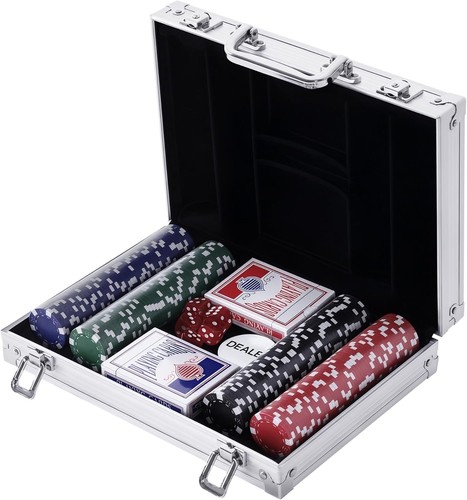 Homcom valigetta poker - homcom,