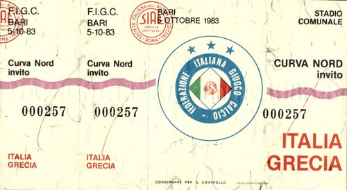 Biglietto stadio originale - biglietto,