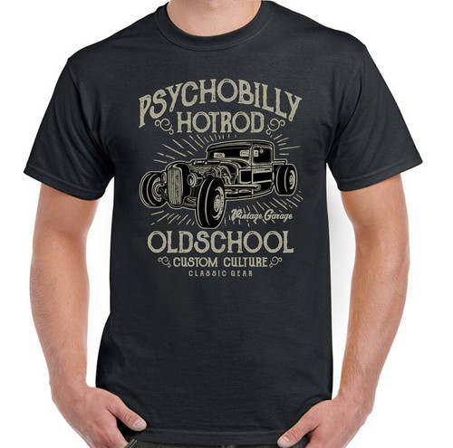 Shirt psychobilly hot rod - psychobilly,