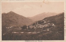 CUTIGLIANO (PT) CARTOLINA - M. 700 S.M.- PANORAMA -X ROMA -FRANCOBOLLO ASPORTATO