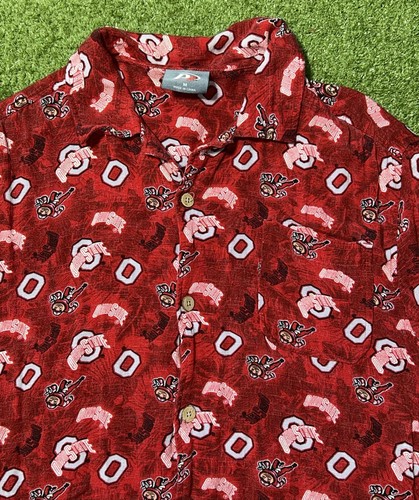 Ohio state camicia hawaiana - ohio,