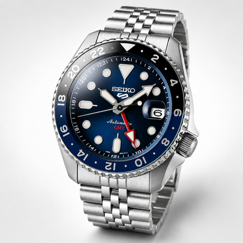 Seiko sports automatic gmt - seiko, 5