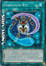 CORAZZATO XYZ • (Armored Xyz) • Super R • MZMI IT025 • 1Ed • Yugioh! • ANDYCARDS