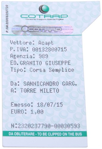 Biglietto pullman acapt san - biglietto,