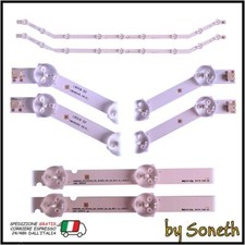 KIT 2 BARRE LED TV PER SAMSUNG 32" UE32EH4003WXXU UE32EH4003WXZT UE32EH4005