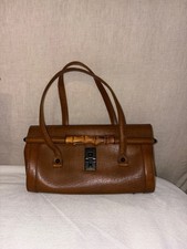 sac gucci bamboo bullet marron