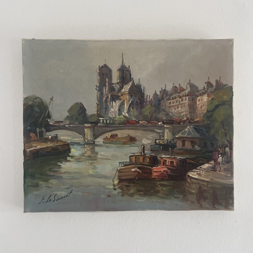 Dipinto vintage notre dame - vintage,
