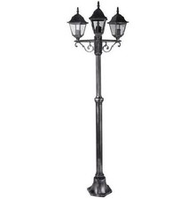 LAMPIONI ARKADIA 3 LUCI IN ALLUMINIO NERO ANTICATO