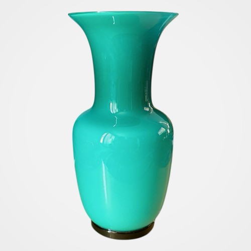 Piccolo vaso opalino - , verde