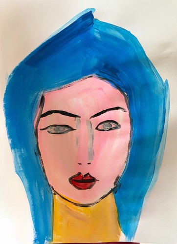 Ritratto femminile astratto