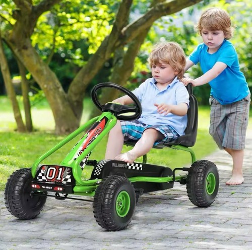 Kids pedal kart green all - kids,