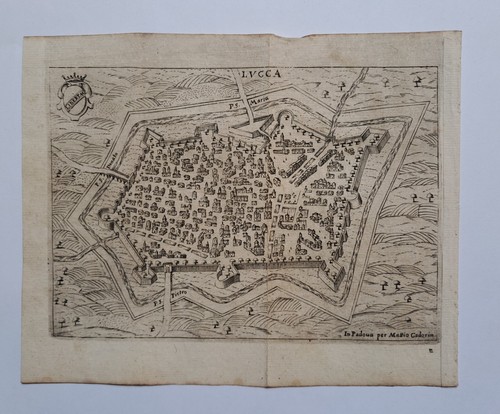 Antica pianta della - pianta, città