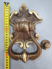 batacchio battente battiporta Ferremi lux ottone massicio bronzato