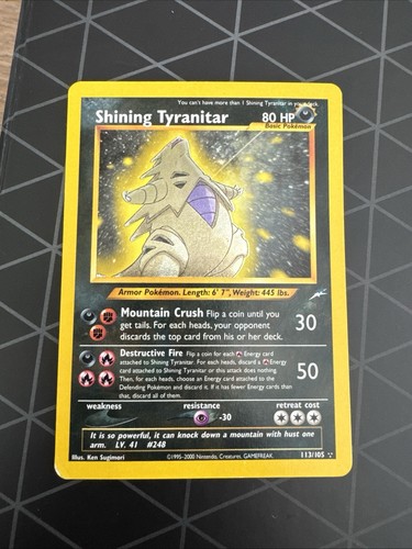 Shining tyranitar mp - tyranitar, lp-mp