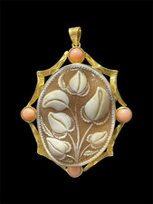 Ciondolo spilla in argento con