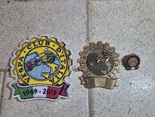 Vespa Club D'italia Lotto Placca + Spilla + Patch (Badge Plaque Plakette)