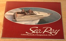 Catalogo Sea Ray 1983 brochure 32 pagine ponte sportivo berlina Sundancer Express