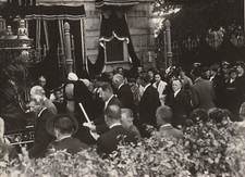 B - Foto Photo Fotografia Anni 60 - Corteo Funebre Animata