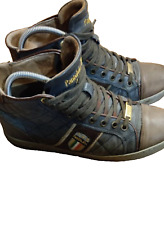 Scarpe Pantofola D'Oro uomo. Made in Italy. Sneakers. Blu e marroni. 2025