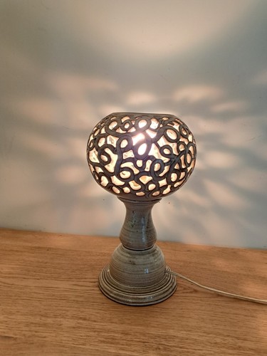 Lampada ceramica firmata - lampada,,