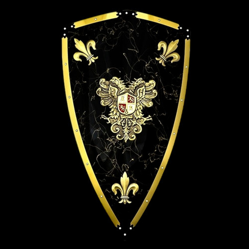 Scudo cavaliere acciaio - acciaio, di