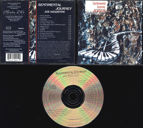 Joe augustine sentimental - cd,
