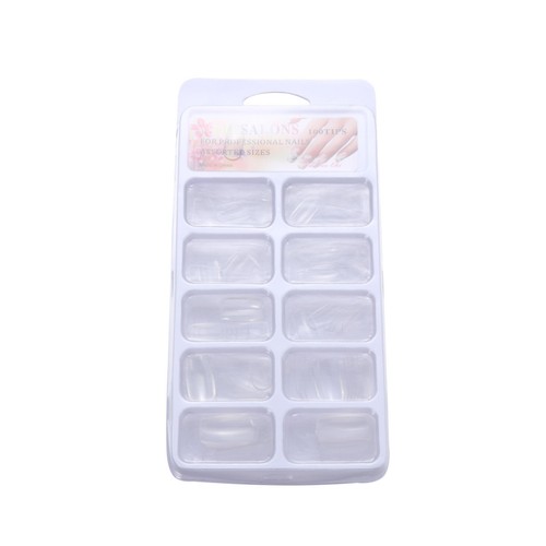 100pcs punte unghie finte - 100pcs,