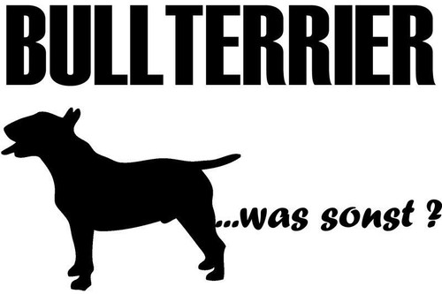 Adesivo bullterrier sticker - bullterrier,