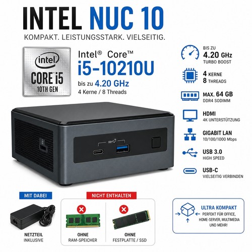 Mini intel nuc10i5fnk - 🚀,