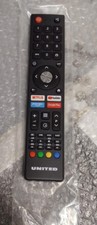 TELECOMANDO ORIGINALE UNITED LED40HS82A11 SMART TV NETFLIX YOUTUBE AMAZON PRIME